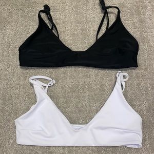 Two Shein swimsuit tops
